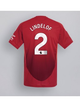 Manchester United Victor Lindelof #2 Domaci Dres 2024-25 Kratak Rukavima